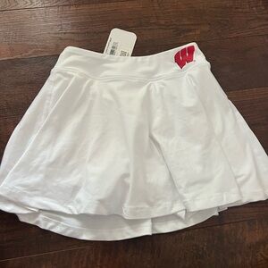 Wisconsin tennis skirt